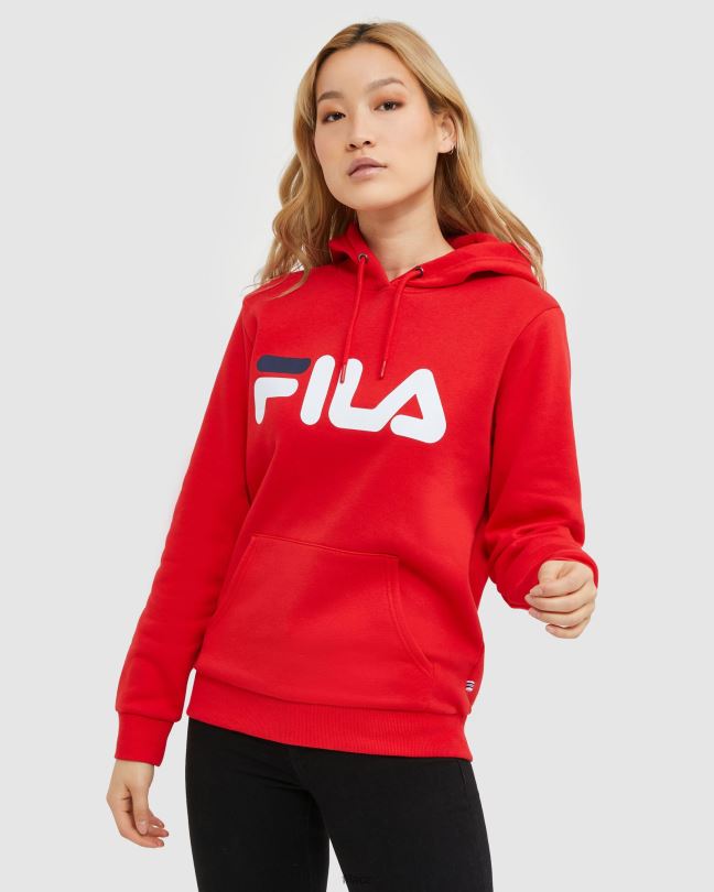 klasická unisex kapuce fila červená 0668L2458 Červené FILA