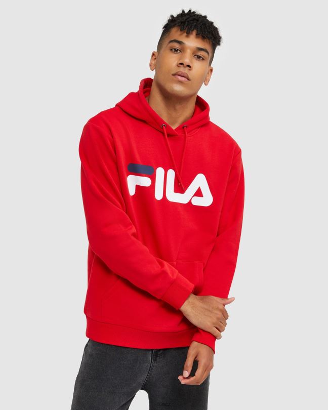 klasická unisex kapuce fila červená 0668L2458 Červené FILA