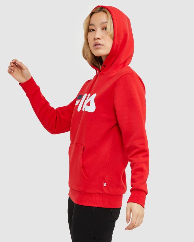 klasická unisex kapuce fila červená 0668L2458 Červené FILA