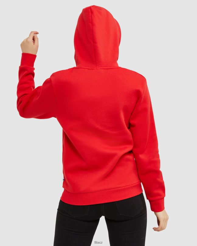 klasická unisex kapuce fila červená 0668L2458 Červené FILA