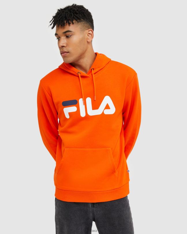 klasická unisex kapuce fila červená oranžová 0668L2492 červený pomeranč FILA