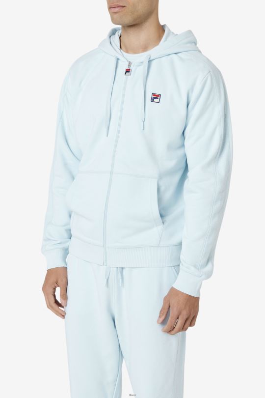 mikina fila blue joey s kapucí na zip 0668L454 modrý FILA