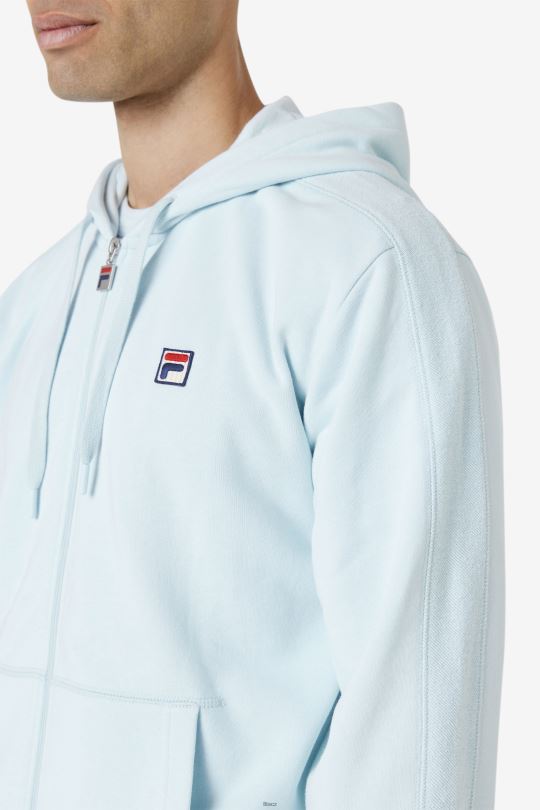 mikina fila blue joey s kapucí na zip 0668L454 modrý FILA