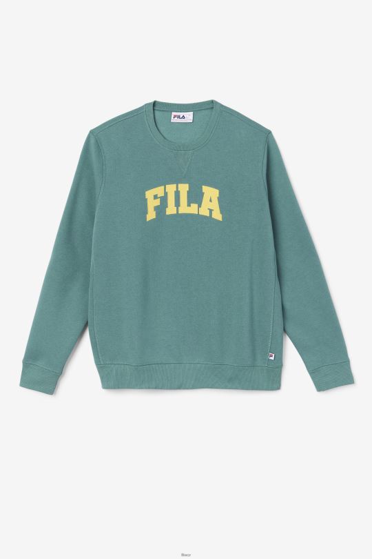 mikina fila kory s výstřihem modrý smrk/mimóza 0668L499 modrý smrk/mimóza FILA