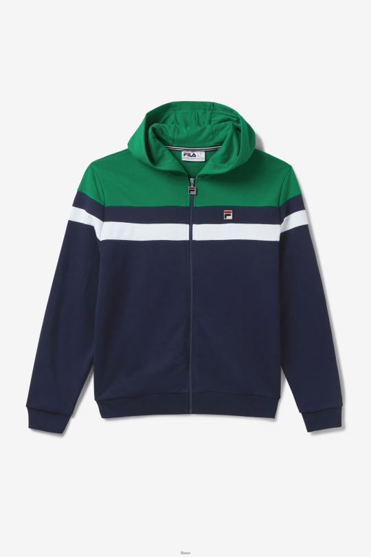 mikina fila navy/želé/bílá arlo 0668L484 námořnická/želé/bílá FILA