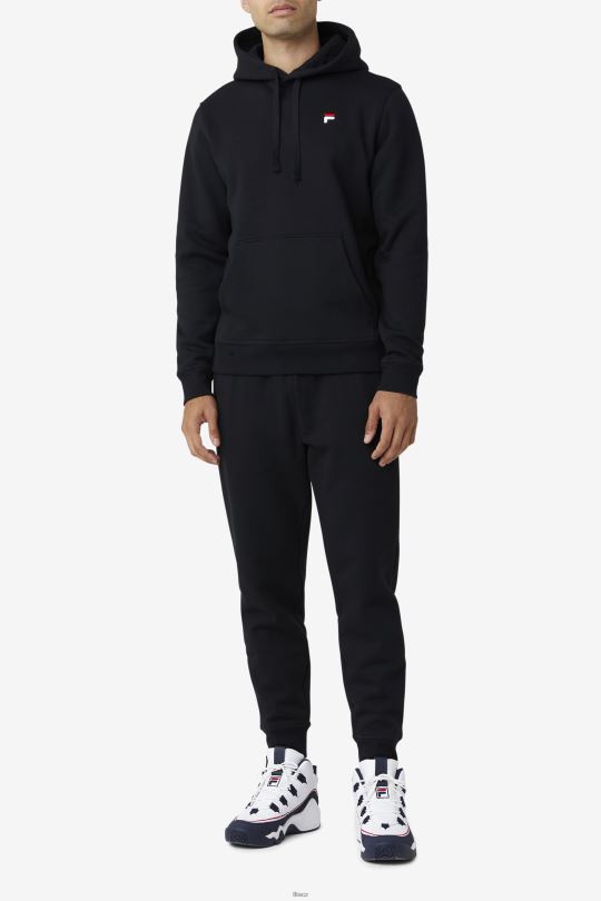 mikina s kapucí fila black godfrey 0668L448 Černá FILA