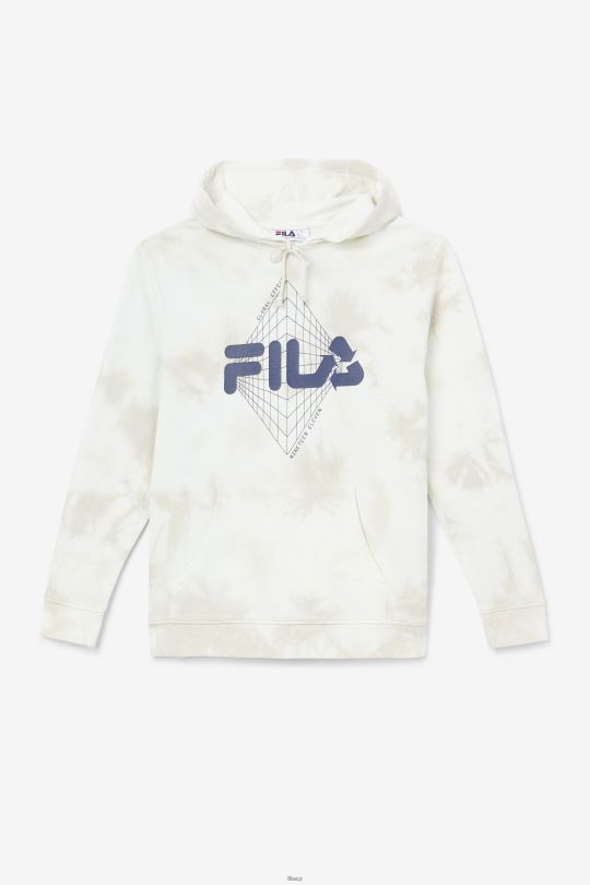 mikina s kapucí fila stone/navy moshi 0668L520 kámen/námořnictvo FILA