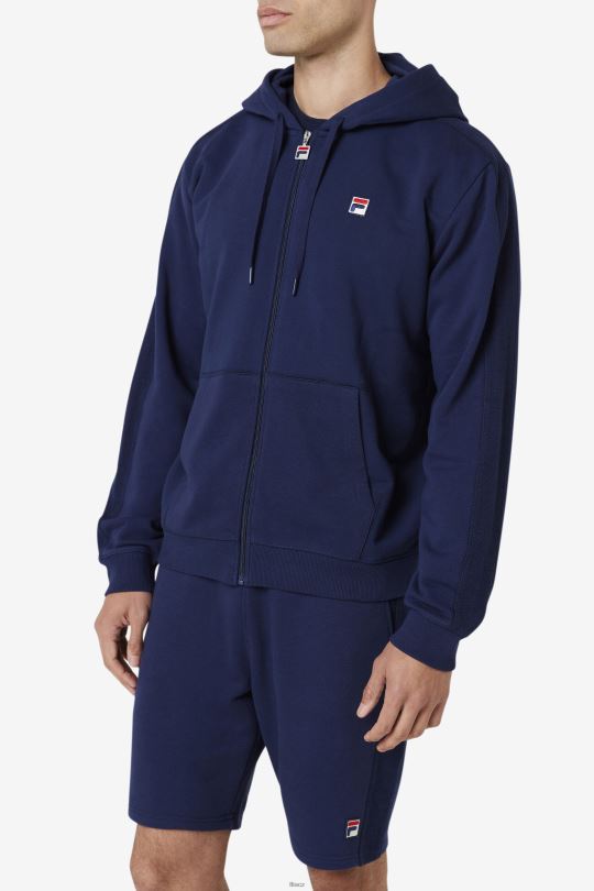 námořnická mikina s kapucí joey s kapucí fila 0668L456 námořnictvo FILA
