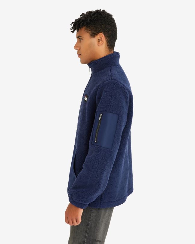 nové námořnické pánské cole teddy qtr zip fila 0668L2610 nové námořnictvo FILA