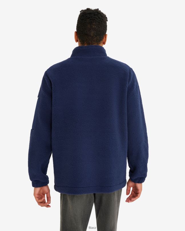 nové námořnické pánské cole teddy qtr zip fila 0668L2610 nové námořnictvo FILA