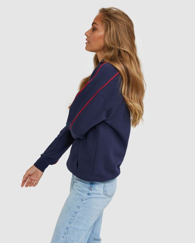 nový námořnický unisex dědictví kapuce fila 0668L2592 nové námořnictvo FILA
