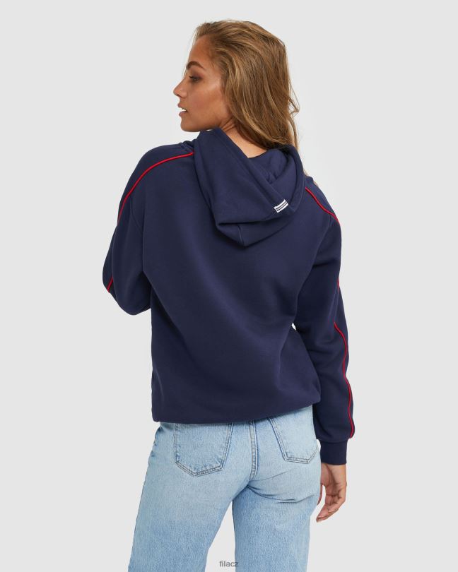 nový námořnický unisex dědictví kapuce fila 0668L2592 nové námořnictvo FILA