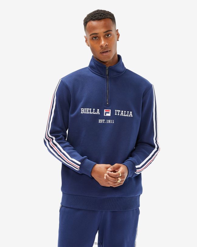 nové navy fila pánské aemero qtr zip 0668L2595 nové námořnictvo FILA