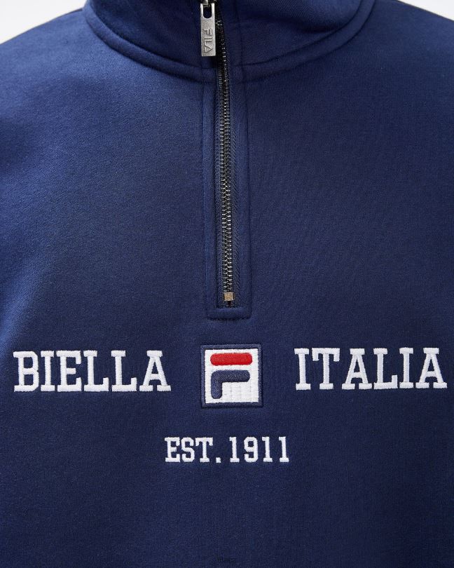 nové navy fila pánské aemero qtr zip 0668L2595 nové námořnictvo FILA