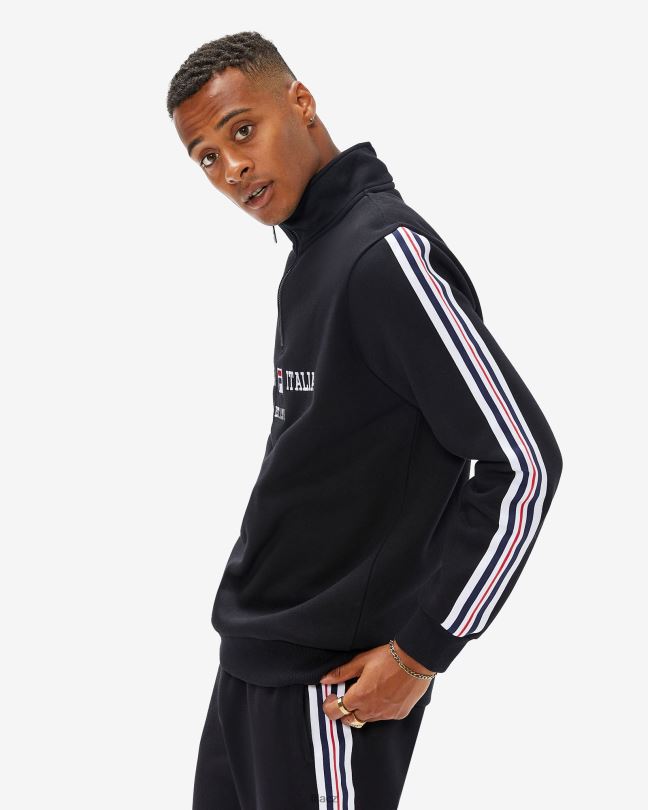 pánské aemero qtr zip fila black 0668L2594 Černá FILA