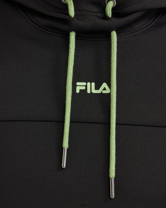 pánská mikina caleb active s kapucí fila černá 0668L2366 Černá FILA