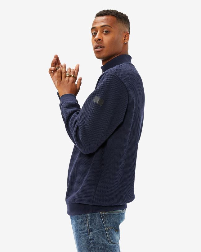 pánská placka 2,0 qtr zip new navy fila 0668L2633 nové námořnictvo FILA