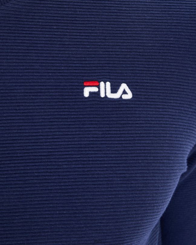 pánská savian posádka s výstřihem do V navy fila 0668L2621 námořnictvo FILA