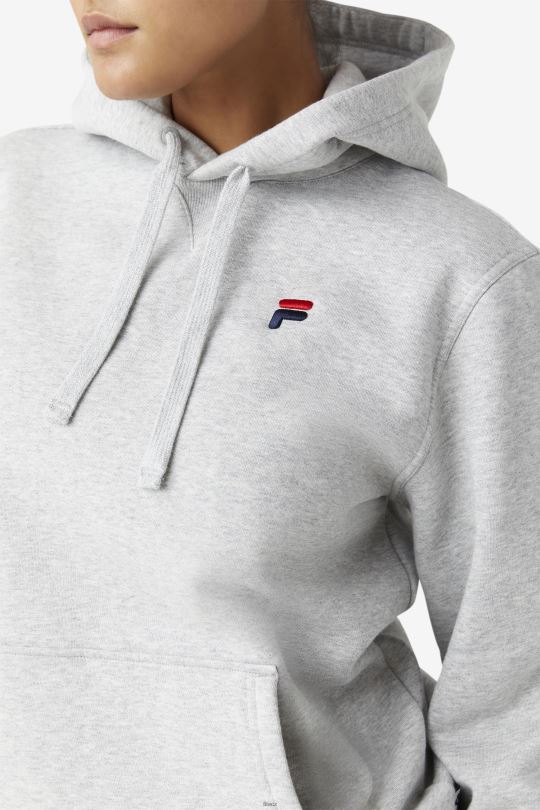 světle šedá godfrey mikina s kapucí fila 0668L450 světle šedá FILA