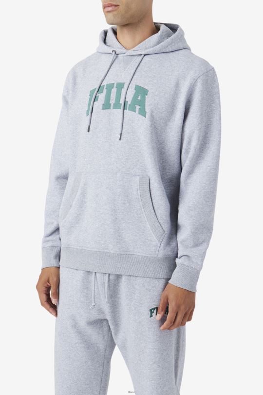 světle šedá opuková/modrá smrková mikina fila brook 0668L495 světle šedá opuka/modrý smrk FILA