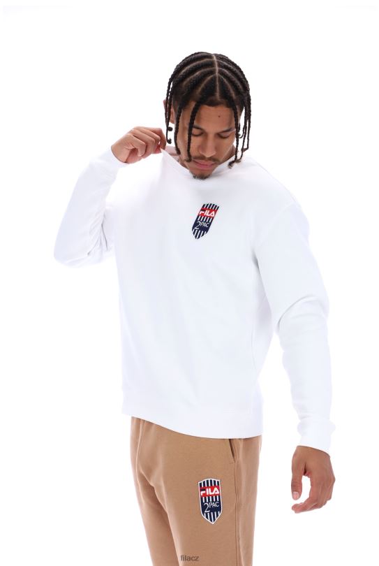 tupac fila fleece patch crew svetr 0668L3192FILA