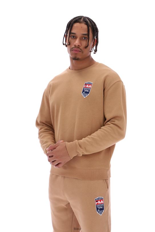 tupac fleece patch crew jumper fila 0668L3194FILA