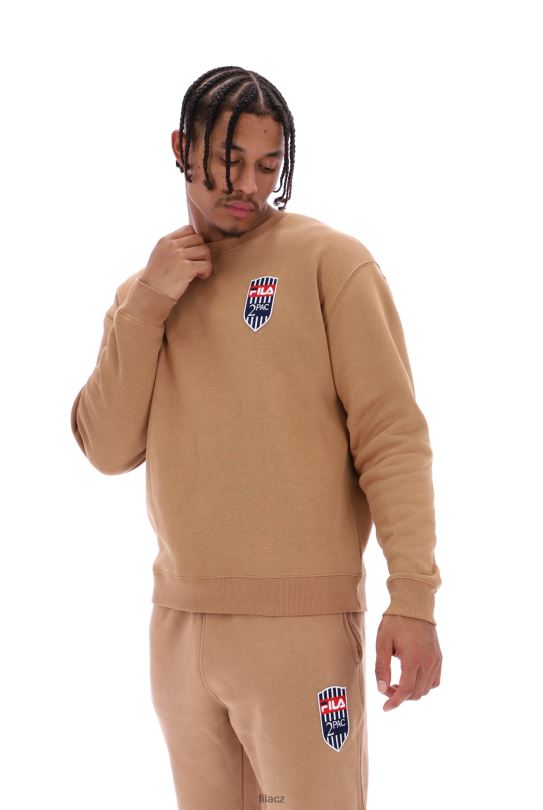 tupac fleece patch crew jumper fila 0668L3194FILA