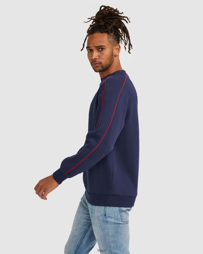 unisex dědictví crew new navy fila 0668L2591 nové námořnictvo FILA
