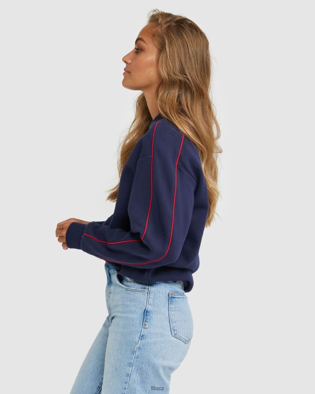 unisex dědictví crew new navy fila 0668L2591 nové námořnictvo FILA