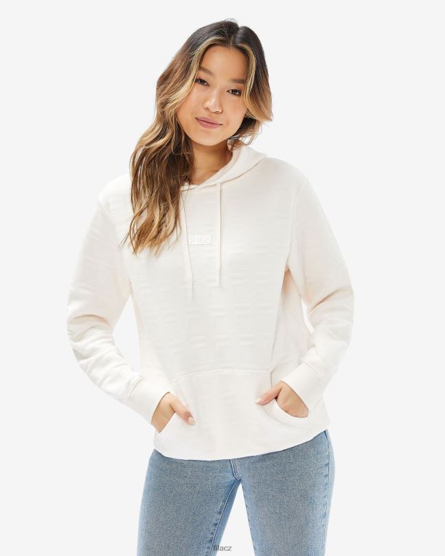unisex echo hood kokosový krém fila 0668L2615 kokosový krém FILA