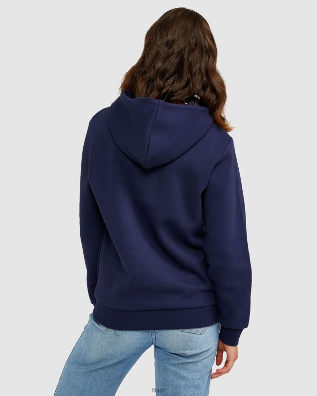 unisex odznak 2.0 kapuce fila new navy 0668L2624 nové námořnictvo FILA