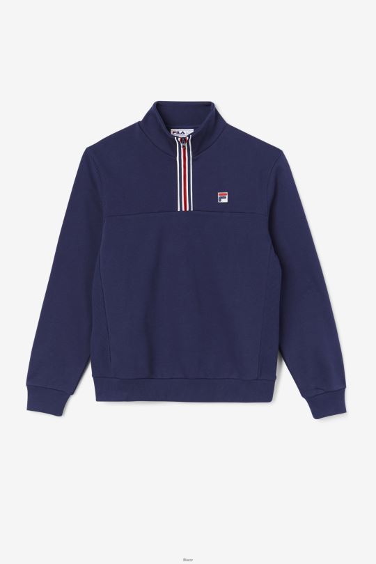 weston půl zip námořní fila 0668L485 námořnictvo FILA