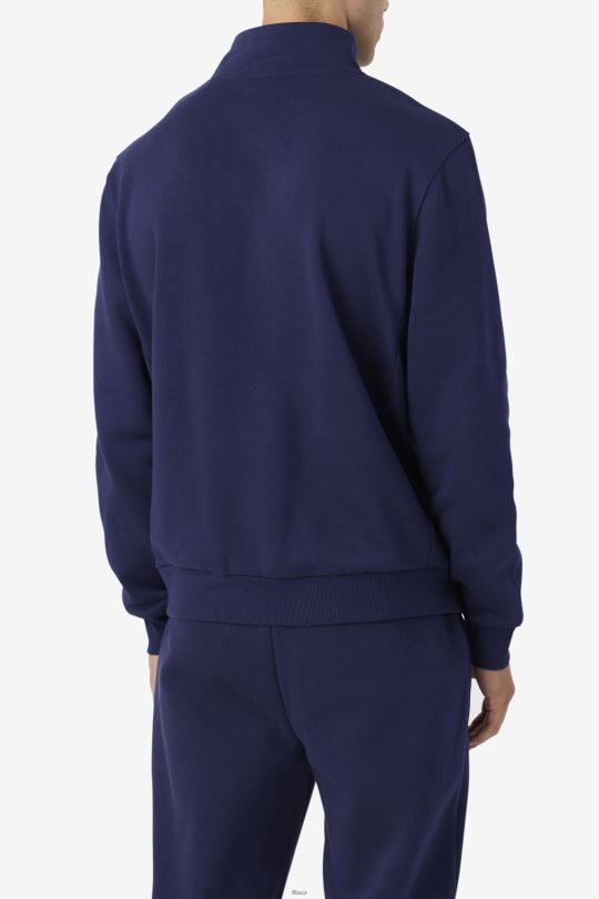 weston půl zip námořní fila 0668L485 námořnictvo FILA