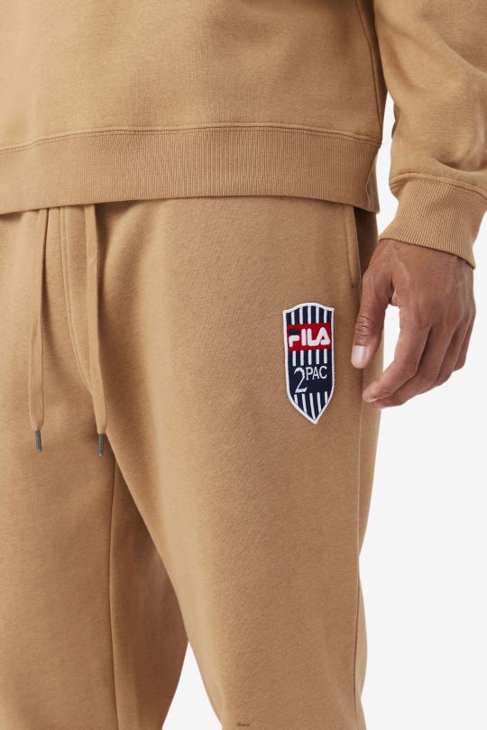 2pac patch jogger fila tabákově hnědá 0668L896 tabákově hnědá FILA