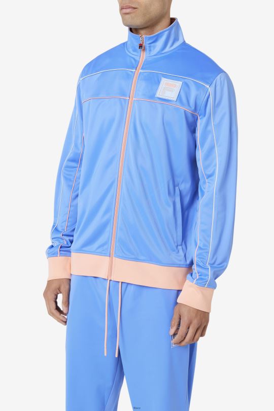 blue/coral cloud/stone fila wayan track jacket 0668L903 modrý/korálový oblak/kámen FILA