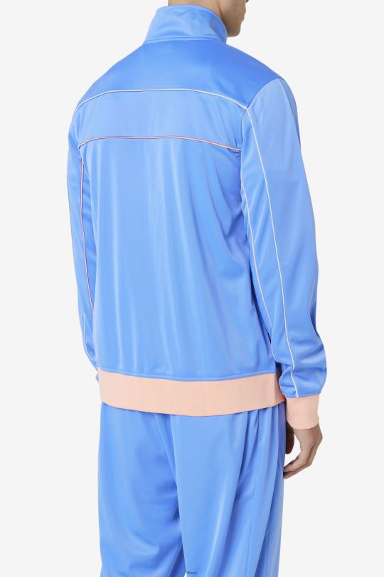blue/coral cloud/stone fila wayan track jacket 0668L903 modrý/korálový oblak/kámen FILA
