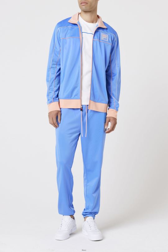 blue/coral cloud/stone fila wayan track jacket 0668L903 modrý/korálový oblak/kámen FILA