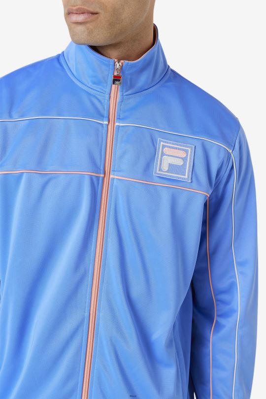 blue/coral cloud/stone fila wayan track jacket 0668L903 modrý/korálový oblak/kámen FILA