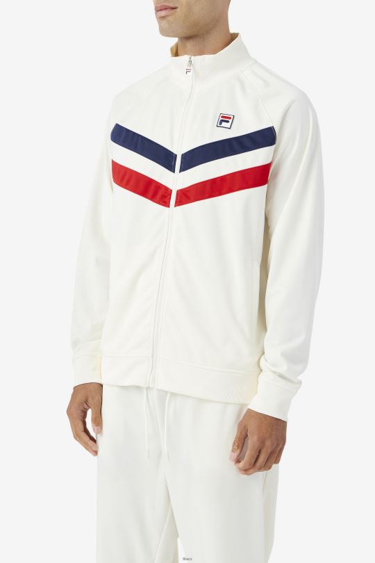bunda jaya fila egret/red/navy 0668L956 volavka/červená/námořnictvo FILA