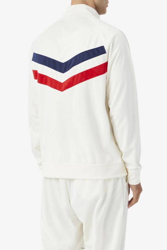 bunda jaya fila egret/red/navy 0668L956 volavka/červená/námořnictvo FILA