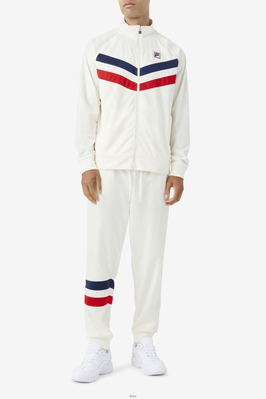 bunda jaya fila egret/red/navy 0668L956 volavka/červená/námořnictvo FILA