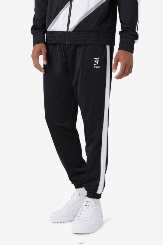 černá/bílá/monument runi track pant fila 0668L900 černá/bílá/památník FILA