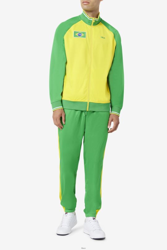 fila fern zelené/žluté brazilské tepláky 0668L922 kapradina zelená/žlutá FILA