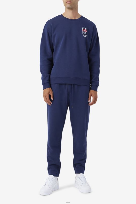 fila navy 2pac patch jogger 0668L898 námořnictvo FILA