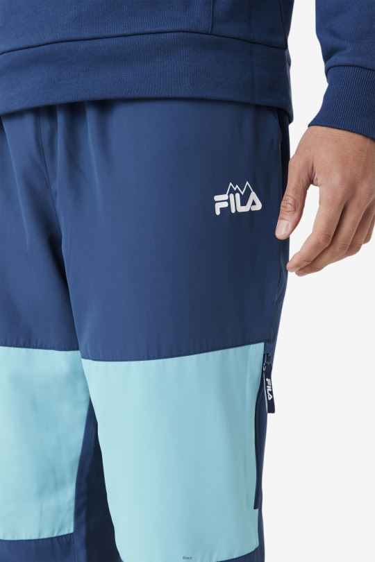 fila vinodi windpant navy/bayou/cherry tomato 0668L907 navy/bayou/cherry rajče FILA