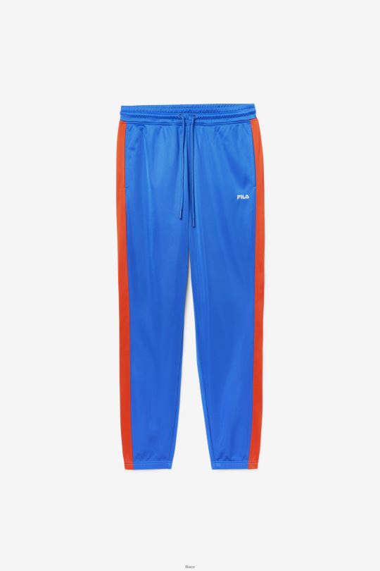 kalhoty fila blue/ohnive red cuba 0668L916 modrá/ohnivá červená FILA