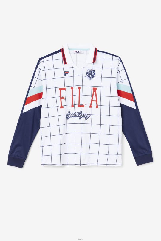 Brankářský dres fila kay bílá/kanálově modrá/červená 0668L403 bílá/kanálově modrá/červená FILA
