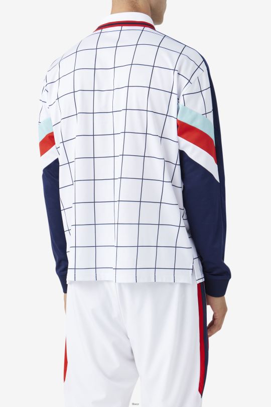 Brankářský dres fila kay bílá/kanálově modrá/červená 0668L403 bílá/kanálově modrá/červená FILA