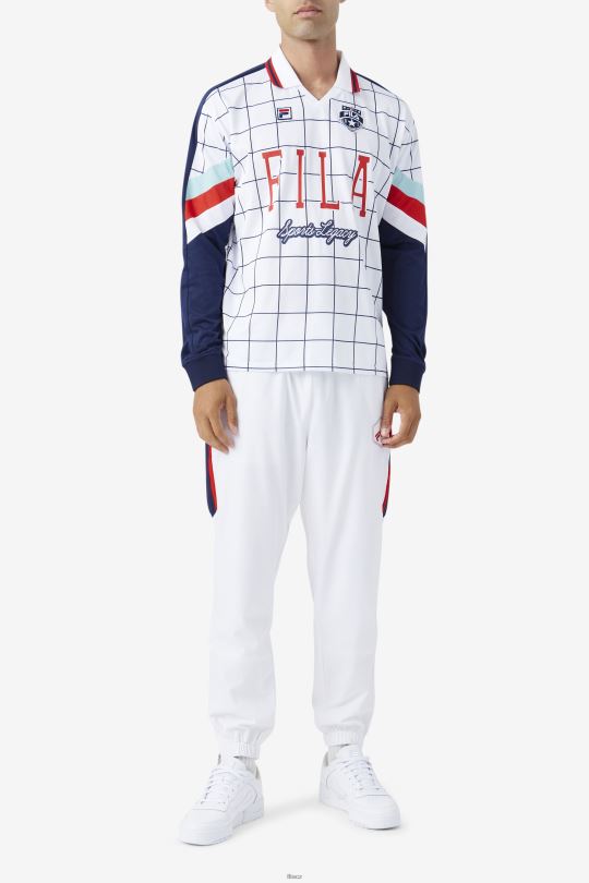 Brankářský dres fila kay bílá/kanálově modrá/červená 0668L403 bílá/kanálově modrá/červená FILA