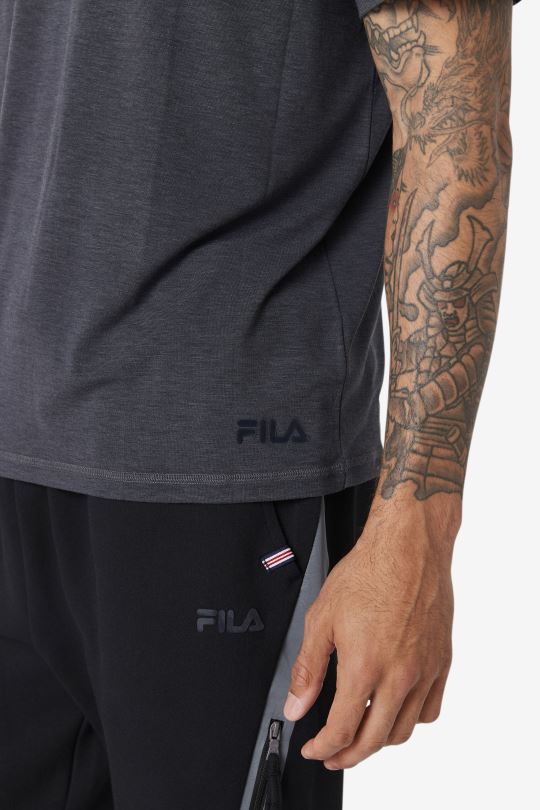 Dojezdové tričko fila černé vřesy 0668L400 černý vřes FILA